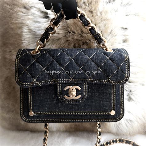 chanel 23s denim bag|cheapest chanel bag 2020.